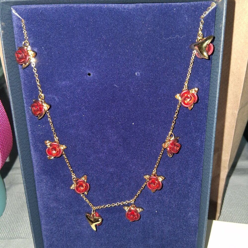 Danbury Mint "Dozen Roses" Necklace